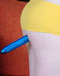 sexy teen and her blue friend PICTURE 15